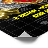 B Btry. 1e BN (ABN) 320e FA van de 82e vlucht in d Poster (Hoek)