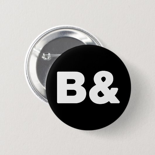 B& BUTTON (Voorkant /achterkant)