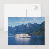 B.C. veerboot van Vancouver naar Nanaimo op Vancou Briefkaart (Voorkant / Achterkant)
