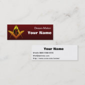 b-card04s mini visitekaartje (Voorkant / Achterkant)