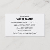 b-card06b visitekaartje (Achterkant)