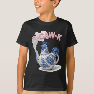 B-caw-k Funny Porcelain Chicken Teapot B-caw-k Mem T-shirt