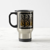 B "Celtic Black Stone" Monogram Travel Mugs Reisbeker (Links)