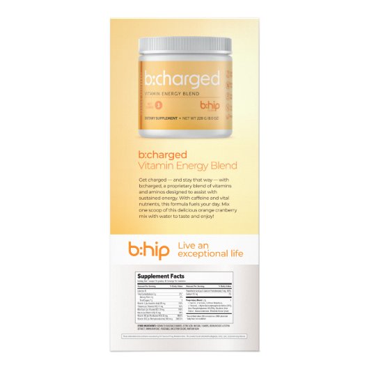 b:charged reclamekaart (Voorkant)