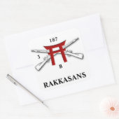 B CO 3e BN 187e Infanterie Stickers (Envelop)