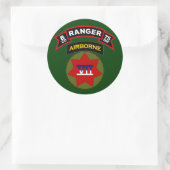 B Co, 75th Infantry Regiment - Rangers, Duitsland Ronde Sticker (Tas)