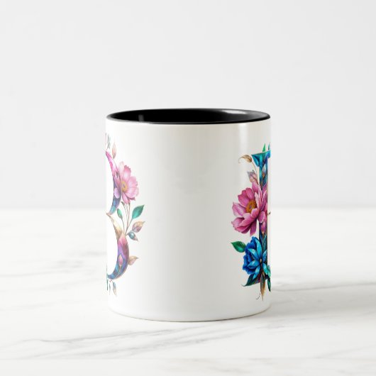 B Coffee Mok – Floral Design voor Gifting (Center)