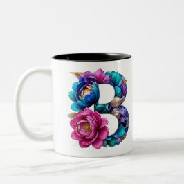 B Coffee Mok – Floral Design voor Gifting