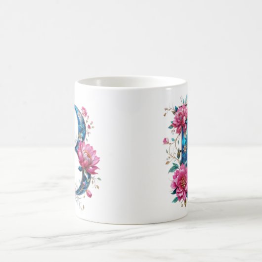 B Coffee Mok – Floral Design voor Gifting (Center)