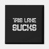 B Crappie Fish Lure Gezegde Funny Vist dit meer Magneet (Voorkant)