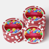 B Day Birthday Setup Poker Chips