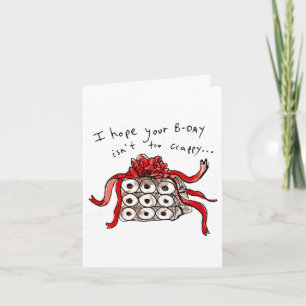 B-Day Roll   Quarantine Birthday Card COVID-19 Kaart