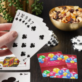 B Day Verjaardagskaart Spel Setup Pokerkaarten (Insitu)
