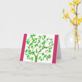 B De kaart van de boomnoot (Gele Bloem)