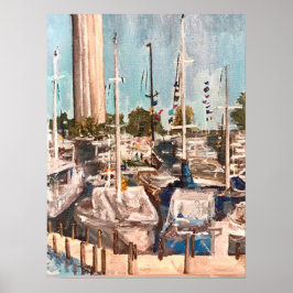 B Dock, in bay Poster