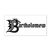 B Dragon Personaliseerbare Rubberen Stempel (Afrduk)