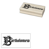 B Dragon Personaliseerbare Rubberen Stempel (Gestempeld)