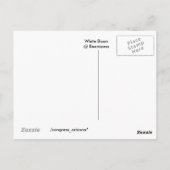 B E A R I Z O N A White Bison Briefkaart (Achterkant)