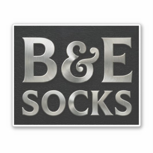 B&E Socks 0047920 Sticker (Voorkant)