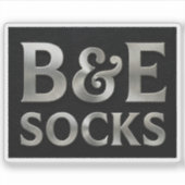 B&E Socks 0047920 Sticker (Voorkant)