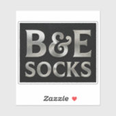 B&E Socks 0047920 Sticker (Vel)