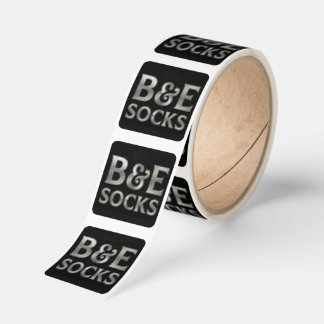 B&E Socks 0047920 Vierkante Sticker