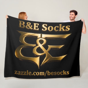 B&E Socks Bold & Elaborate Design 0048173 Fleece Deken