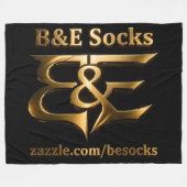B&E Socks Bold & Elaborate Design 0048173 Fleece Deken (Voorkant (Horizontaal))