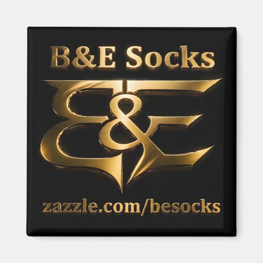 B&E Socks Bold & Elaborate Design 0048173 Magneet (Voorkant)