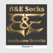 B&E Socks Bold & Elaborate Design 0048173 Sticker (Vel)