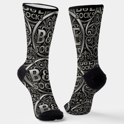 B&E Socks Bold & Elaborate Design 0049549-B&E Sokken (Gebogen)