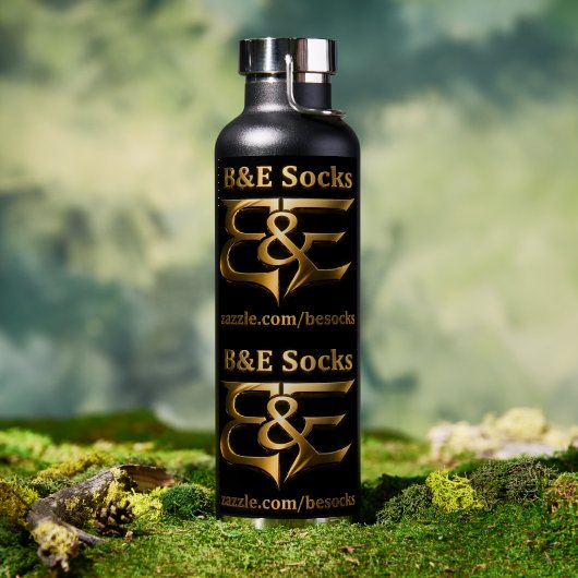 B&E Socks Bold & Elaborate Design 0049549-B&E Waterfles (Buiten (Gedraaid) )