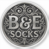 B&E Socks Bold & Elaborate Design 0049553 Sticker (Voorkant)