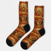 B&E Socks Mooi en Uitgebreid Ontwerp 002298 Sokken (Links)