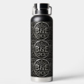B&E Soks Bold & Elaborate Design 0049549-B&E Waterfles (Achterkant)