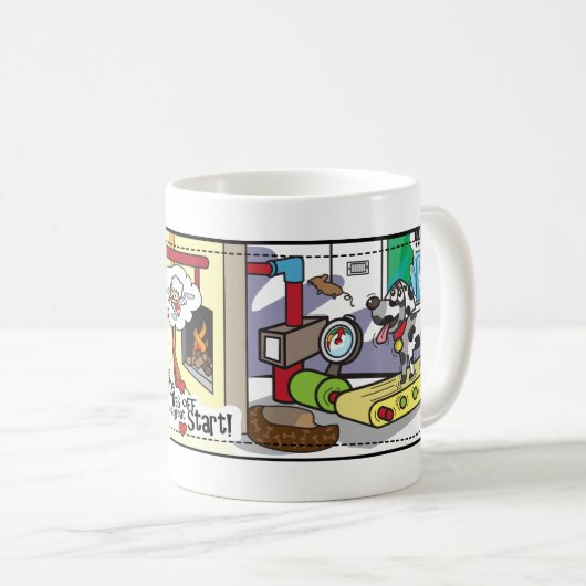 B en BookMarkSally "De datum was weg naar..." Koffiemok (Voorkant rechts)