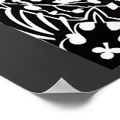 B- en W-kunst Poster (Hoek)