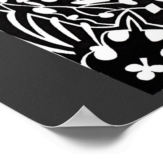 B- en W-kunst Poster (Hoek)