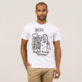 B.F.F.F. Big Foot Friends Forever T-shirt (Voorkant volledig)