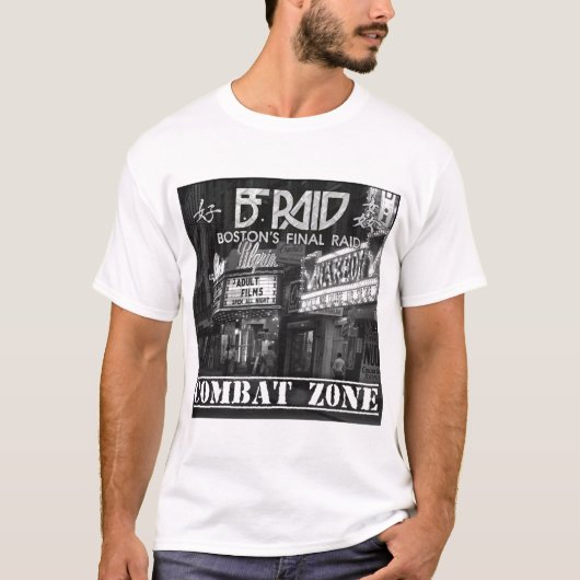 B.F. Raid Combat Zone Album Art  T-shirt (Voorkant)