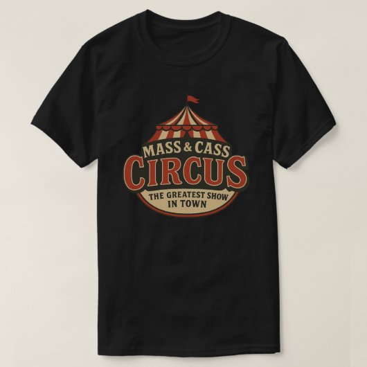 B.F. Raid Mass En Cass Grootste Show In De Stad T-shirt (Design voorkant)