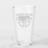 B.F. Raid Pint Glass Glas (Achterkant)