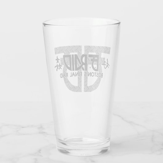 B.F. Raid Pint Glass Glas (Achterkant)
