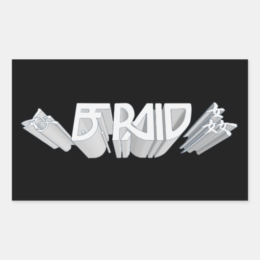 B.F. RAID-set van 4 stickers (Voorkant)