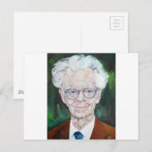 B.F. Skinner - olieportret.2 Briefkaart (Voorkant / Achterkant)