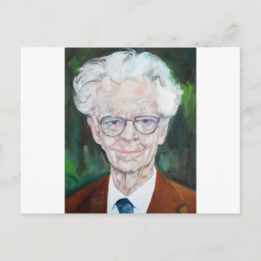 B.F. Skinner - olieportret.2 Briefkaart (Voorkant)