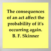 b f skinner quote poster (Voorkant)