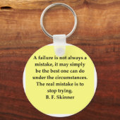 b f skinner quote sleutelhanger (Voorkant)