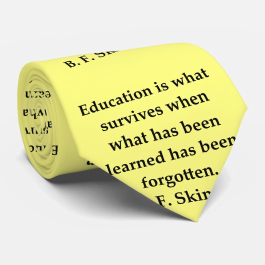 b f skinner quote stropdas (Opgerold)