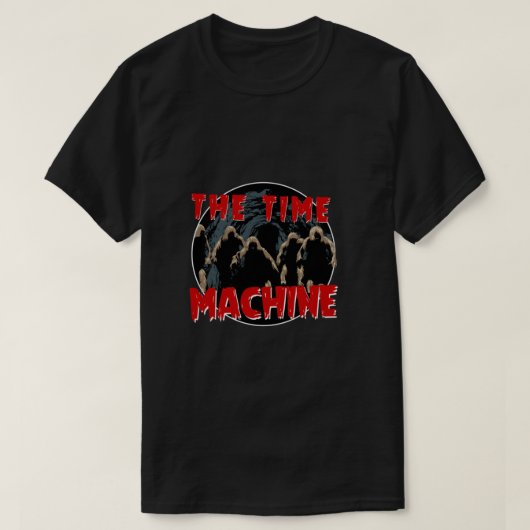 B-filmmonsters - De tijdmachine Klassiek T-shirt (Design voorkant)